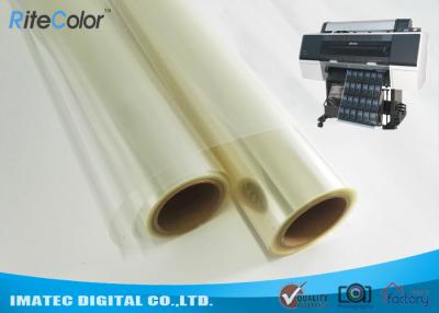 China One-Side Coated Inkjet Film Roll , Eco Solvent Inkjet Transparency Film for sale