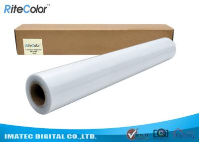 China Transparent Waterproof Inkjet Film 24'' x 100' 100mic / Pet Clear Film for sale