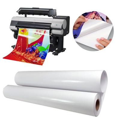 China Inkjet 115 gsm waterdicht gegoten gecoat glanzend fotopapier voor etiketten Te koop