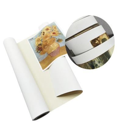 China High Resolution 380g Matte Polyester Cotton Blend Canvas Rolls For Latex Printing for sale