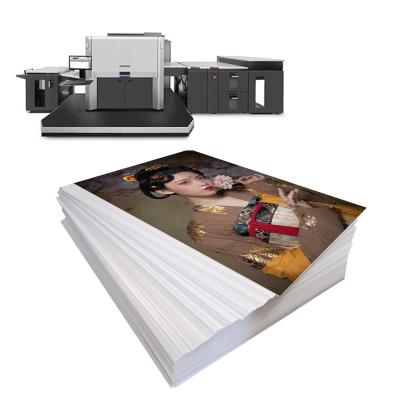 China Papel de imprensa digital satinado de 190gm de duas faces para HP Indigo com impressão de alta definição à venda