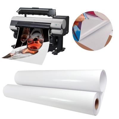 China Inkjet 135gsm Waterproof Label Materials Glossy Self Adhesive Sticker Paper for sale