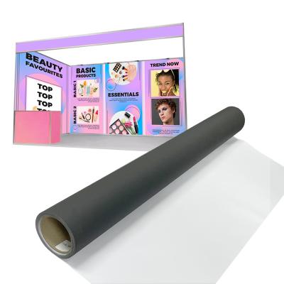 China 260gsm Black Back Blockout 100% Polyester Fabric For Advertising Textiles Te koop