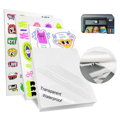 China PET Waterproof Transprency Surface 80gsm Sticker Label for sale