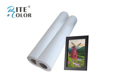 China 24“ 100ft Matte Coated Paper Roll For Inkjet Druk Te koop