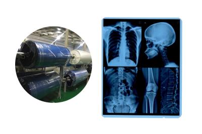 China 8x10 210 Micron Blue Base X Ray Medical Imaging Film for sale