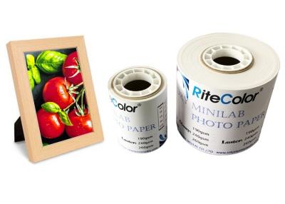 Chine Papier sec brillant de photo du jet d'encre RC Minilab pour la frontière Epson Surelab Noritsu de Fuji à vendre