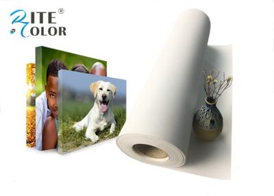 Chine Affiche extérieure imprimant Matte Polyester Inkjet Canvas Blank 280gsm blanc à vendre