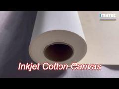 inkjet 100% cotton canvas roll matte art canvas textured inkjet paper