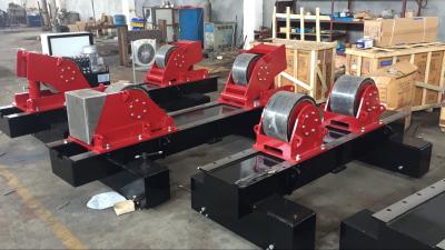 China Herkömmlicher automatischer Schweißens-Rotator des Rohr-HGK-100 mit doppelten Motor- und Gummirädern zu verkaufen