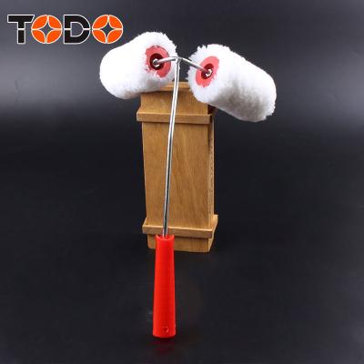 China Polyacrylic Oil Paint Brush Edge Pipe Double Side Paint Roller TODO for sale