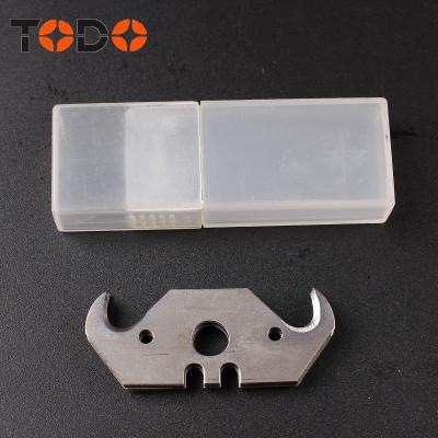 China TODO Quick-Change Carbon Steel Utility Knife Hook Blades for sale