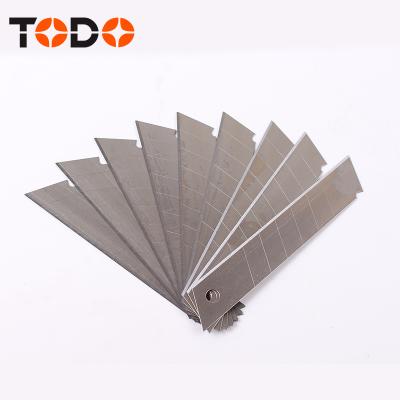 China Open Slide Carbon Steel Snap Off Cutter Blades 18mm for sale