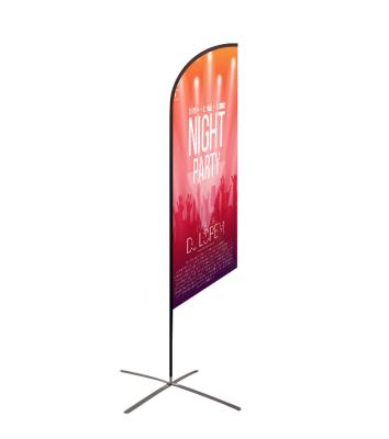 China Advertising Outdoor Custom Size Flags Feather Flag Beach Flag With Heavy Duty Base for sale