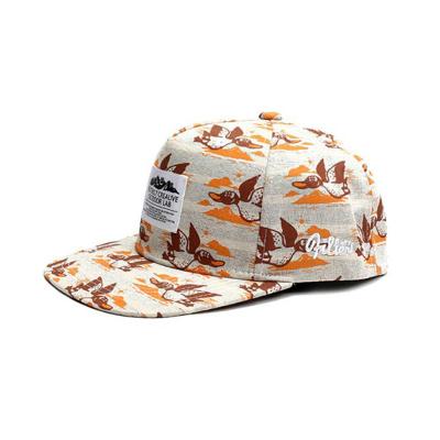 China Bill Custom Patch Snapback Snapback Cap Wholesale Fashion Full Printing Flat Hat Hip Hop Snapback Cap COMMON for sale