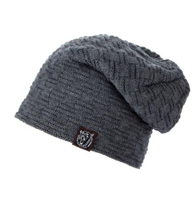 China China supplier COMMON gold custom jacquard cozy beanie hat knitted hat for winter for sale