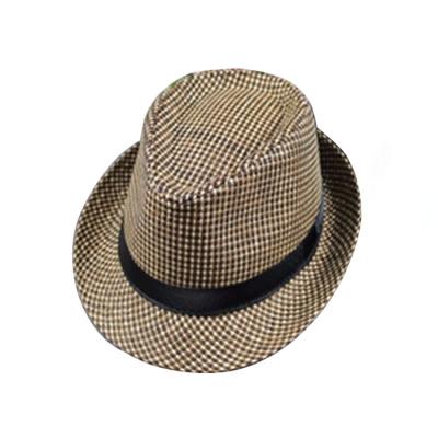 China Custom Paper Straw Hats Men's Summer Custom Paper Straw Hats Black Picture Logo Brim Felt Hat Stingy Hats Wholesale for sale