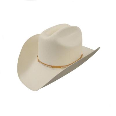 China Plush Xuancui Factory Custom Cheap White Cowboy Hats For Adult for sale