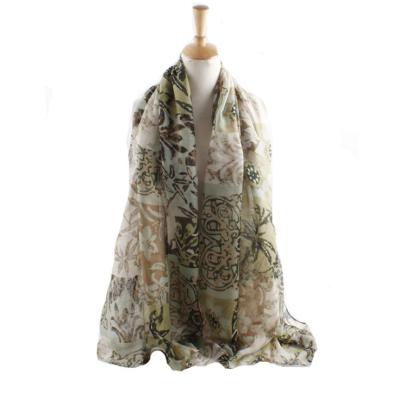 China muti-function factory outlets 2019 future space theme women ladies fashion veil scarf fashionable wholesale for sale