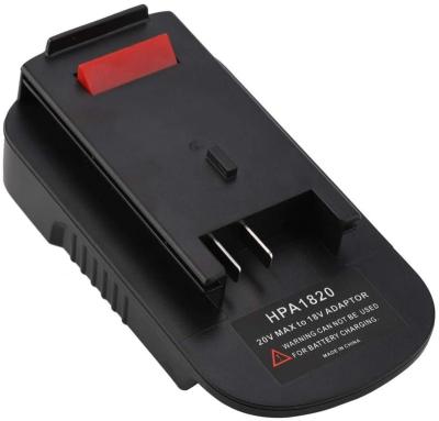 China HPA1820 20V lithium battery adapter to black 18V bridges Ni-CD battery tools convert HPA1820 for sale