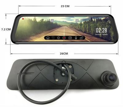 China OEM Back Mirror 2K 1440p Front 2K 1440p Dash Cam G-Sensor Dash Cam App Control Parking Monitor Dashcam Waterproof Mirror for sale