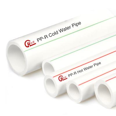 China For Cold And Hot Water PPR Plastic Pipe Materials Water Polyethylene Pipe 20-160mm PPR Plastic Pipe Tube for sale