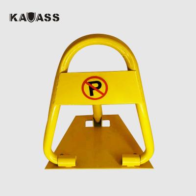 China Yellow Carbon Steel Factory Outlet U Shape Manual Stainless Steel Car Bollards Personal Lockable Folding Folding Lock for sale