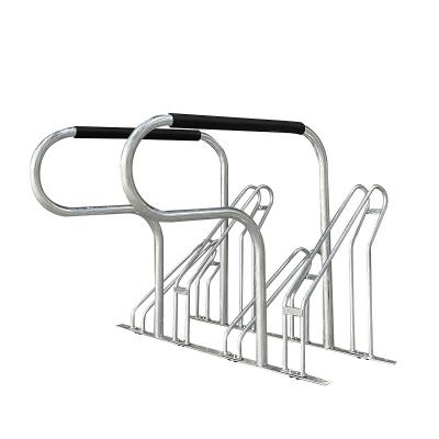 China Carbon Steel Compact P Powder Coated & Galvanized Multi Style Flat Pack Vandal Resistant Fully Welded Bike Guard 4 Racks for sale