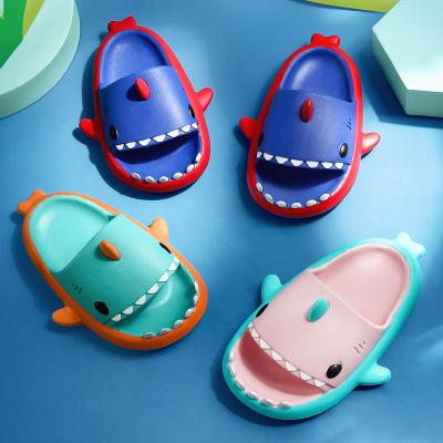 China Round Two Color Children's Slippers Sandals Shoes OEM ODM ODM Wholesale Custom Slippers Outdoor Children Custom Shark Slides Slippers Toddler for sale