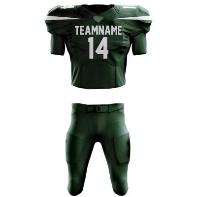 China OEM Guangzhou adults service antibacterial unique design american football/cheap tank top american football uniforms youth sublimation for sale