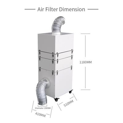 China Purify Smoke Air Filter For CO2 Laser Engraving And Cutting Machine Purifier for sale