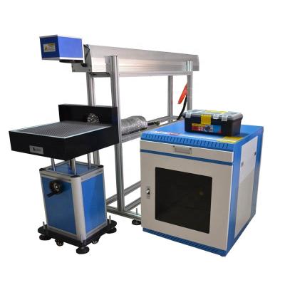 China Head Laser Marking Reci 100w Galvo CO2 Laser Marking Cutting Machine For Wood Leather for sale