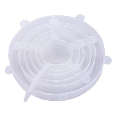 China Amazon Kid Safe New LFGB Approved Silicone Stretch Lids, Bpa Free Silicone Suction Lid for Bowls and Cups for sale