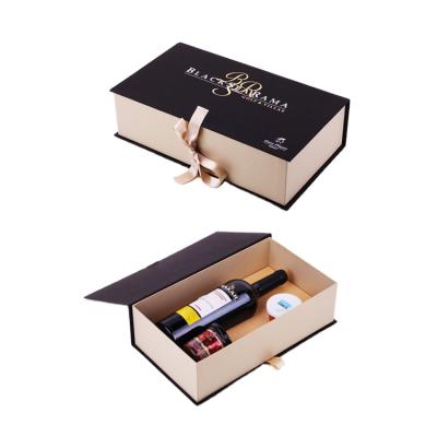 China Recyclable Beverage And Liquor Use Industrial Paper Wine Gift Boxes for sale