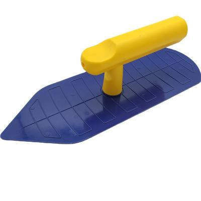 China Round Finish Plastering Trowel Float Concrete Hand Tools Mold Making Machine Stucco Plastic Trowel For Painting for sale