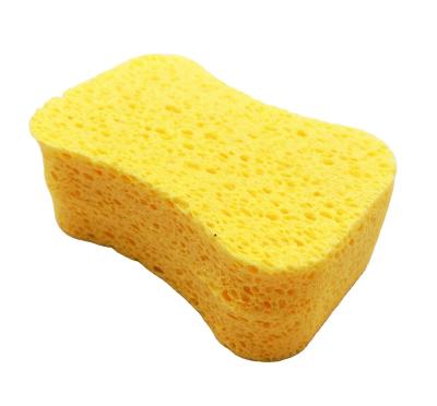 China Good Absorption Wood Pulp Sponge SB-MBGM Special Shape Color Wash For Wood Surface Coating Sponge Finishing Painting Tools Sponge for sale