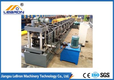 China Grey Color Metal Storage Rack Roll Forming Machine High Production Efficiency for sale