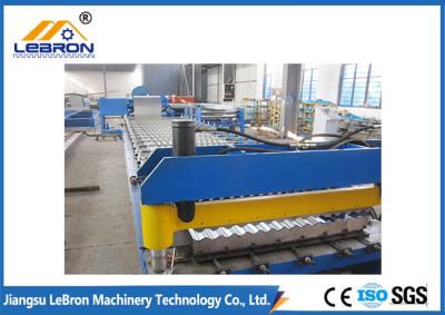 China 1250mm 5.5KW Mitsubishi PLC Corrugated Sheet Making Machine for sale