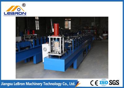 China 7.5KW 15m/Min 18 Rollers Door Frame Roll Forming Machine 22 Rows for sale