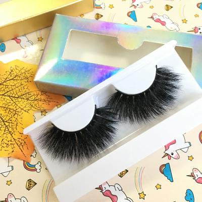 China FDshine Dramatic Black Eyelash Reusable Eyelashes Eye Lashes 25mm 3D Mink for sale