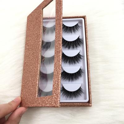 China Wholesale Price Lash Book 5pairs Natural Long Eyelash Book With False Eyelashes for sale