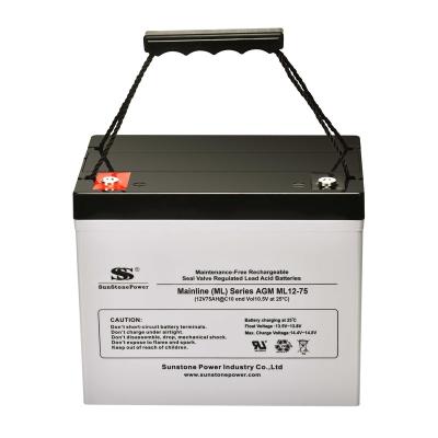 China Power Tools New Product Introduction 12v Lead Acid Battery Manufacturer 75AH Wholesale Products for sale