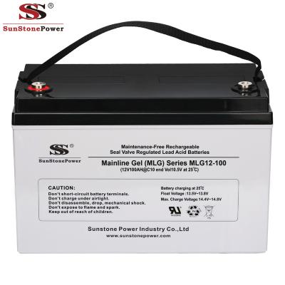 China Power Tools 12V 100ah Solar Rechargeable Gel Battery Deep Cycle Battery for sale