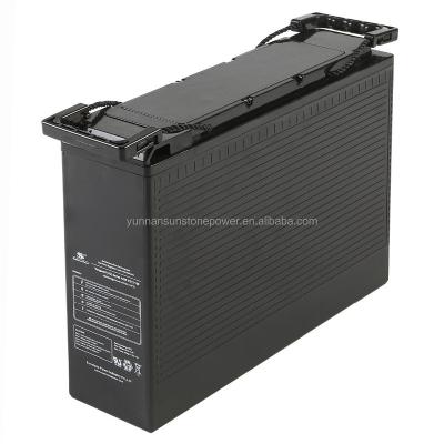 China Telecom Front Terminal Deep Cycle Maintenance Lead Acid Free Solar Battery/AGM/GEL 12V 100AH for sale