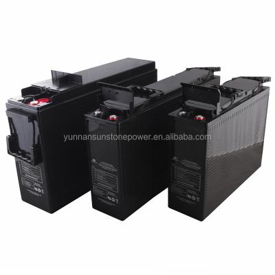 China UPS Best Long Life Front Terminal Deep Cycle Gel Cell Battery for sale