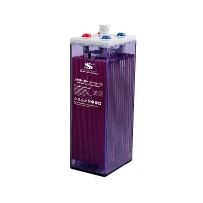 China - Tubular Plates Flooded Type Solar Battery 2V OpzS Solar Battery 2V 1200AH Battery for sale