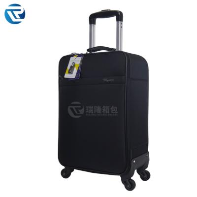 China Lightweight Fabric Outdoor Traveling Soft Boarding Suitcase Waterproof 3 Piece Luggage Set Trolley Suitcase for sale