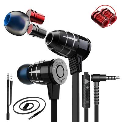 China Bass Plextone G25 3.5mm Wired In-Ear Bass Stereo Earphone Gaming Headset For PC Phone for sale