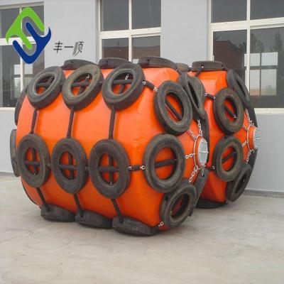 China Marine Jetty Floating Aircraft Tyre Foam Filled Fender for Boat for sale