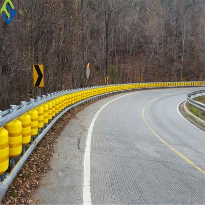 China EVA Traffic Curve Bend Road-Rollen-Sperren-Landstraßen-Schutz Rail Rotating zu verkaufen